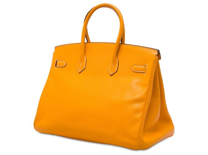 Hermès Yellow Epsom Candy Birkin Retourne 35 Giallo Senape - vista 2