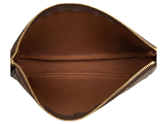 Louis Vuitton Brown Monogram Pochette Accessoires Castaño - vista 4