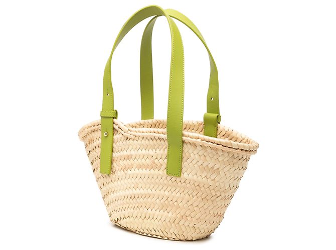 LOEWE Beige Small Raffia Anagram Basket Bag - Ansicht 2