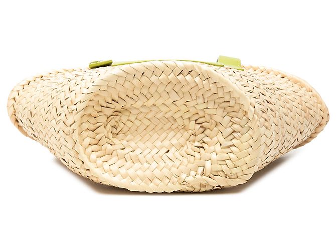 LOEWE Beige Small Raffia Anagram Basket Bag - Ansicht 3