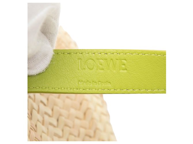 LOEWE Beige Small Raffia Anagram Basket Bag - Ansicht 5