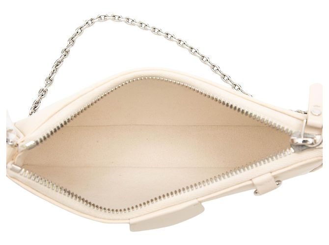 Louis Vuitton White Epi Easy Pouch On Strap Bianco - vista 4