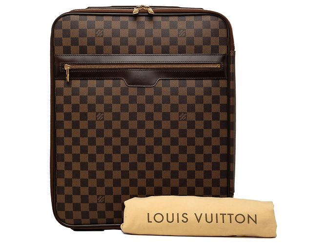 Louis Vuitton Brown Damier Ebene Pegase 45 Marrone - vista 9