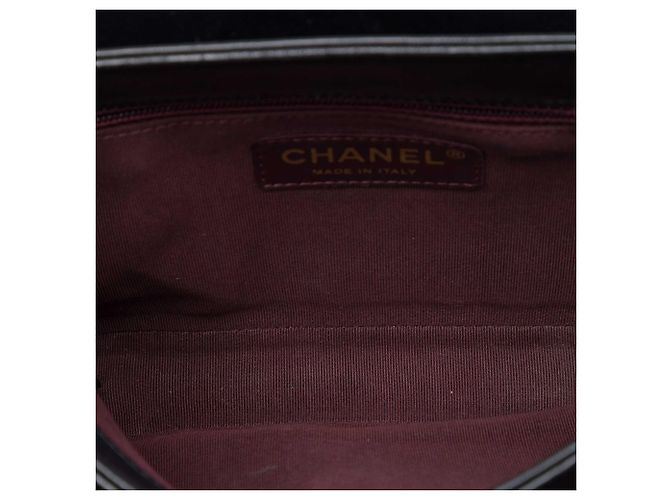 Chanel Black Quilted Lambskin Around The Corner Flap Nero - vue 4