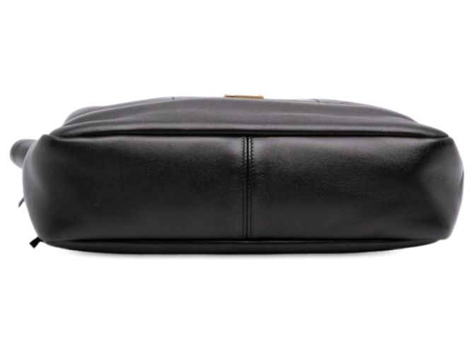 Saint Laurent Black Small Quilted Lambskin Jamie Shopping Tote - view 3