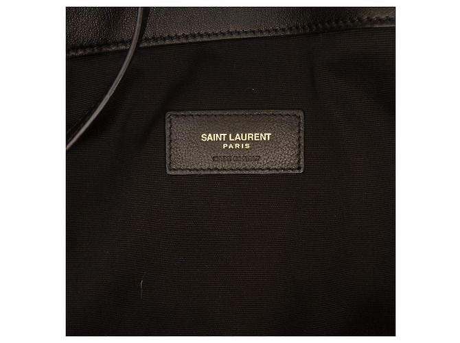 Saint Laurent Black Small Quilted Lambskin Jamie Shopping Tote - view 5