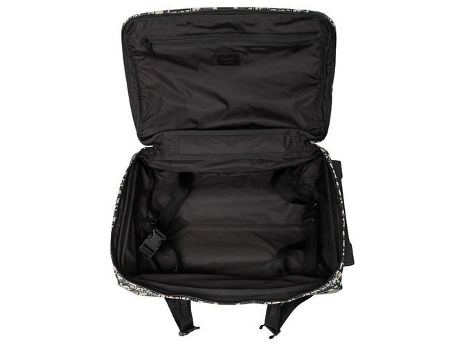 Valigia Diortravel Dior Blue Small Oblique Canvas Blu navy - vista 4