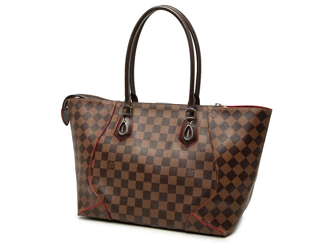 Louis Vuitton Brown Damier Ebene Caissa MM Marrone - vista 2