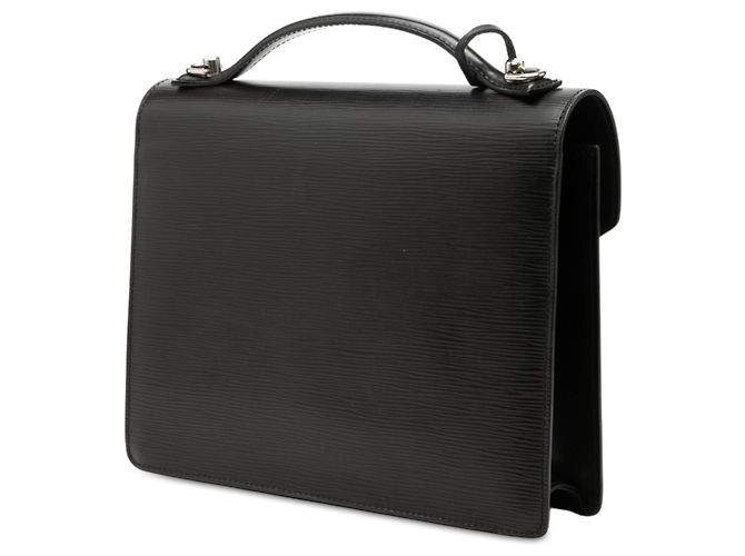 Louis Vuitton Black Epi Monceau 28 Nero - vista 2