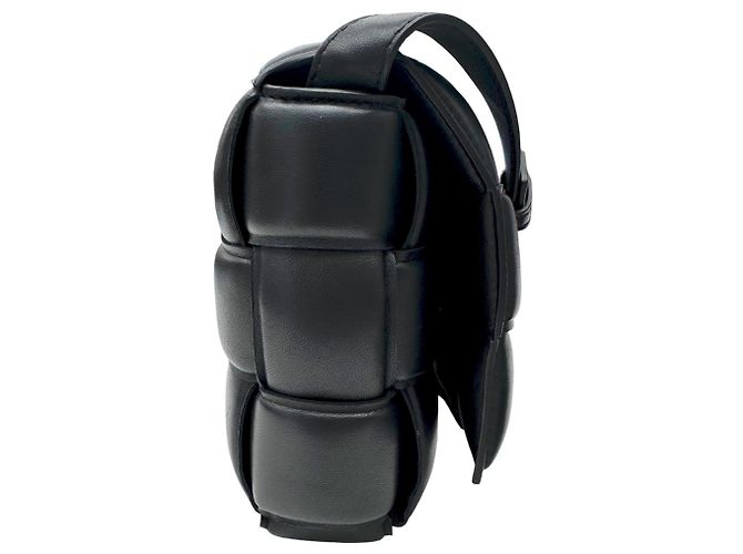 Borsa a tracolla Padded Cassette Bottega Veneta Nero - vista 2