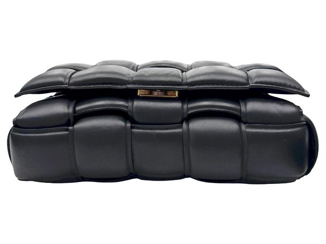 Borsa a tracolla Padded Cassette Bottega Veneta Nero - vista 4