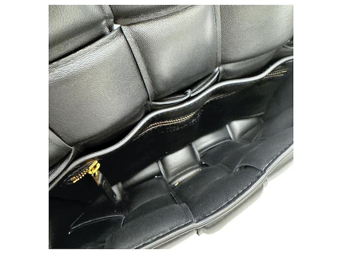 Borsa a tracolla Padded Cassette Bottega Veneta Nero - vista 7