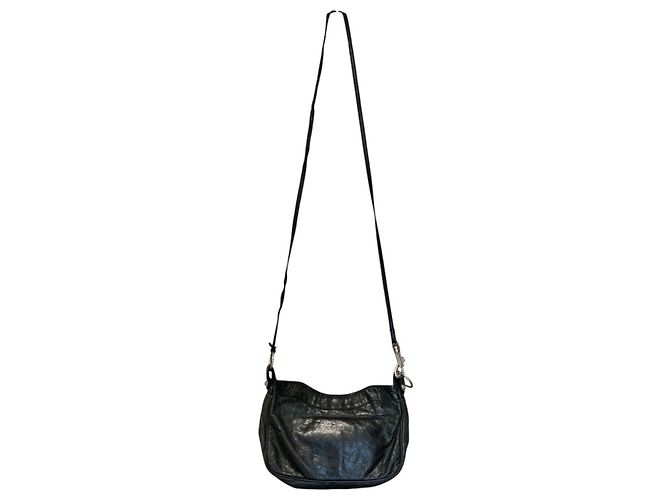 Borsa a tracolla in pelle Balenciaga Giant Hip Cachi - vista 3