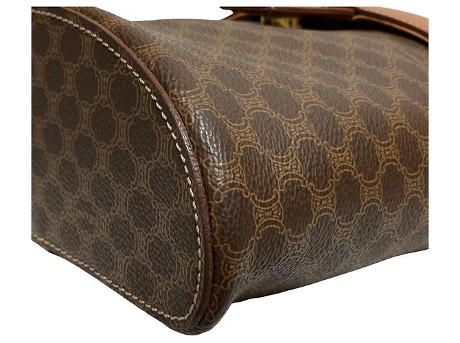 Céline Celine Leather Macadam Vanity Bag Braun - Ansicht 15