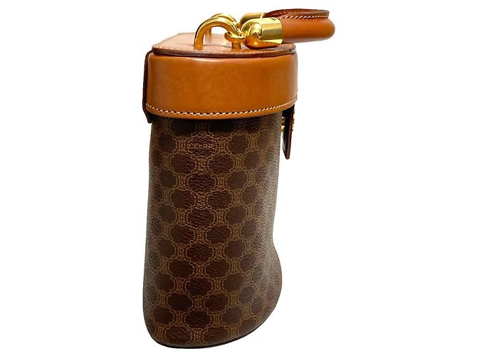Céline Celine Leather Macadam Vanity Bag Braun - Ansicht 4