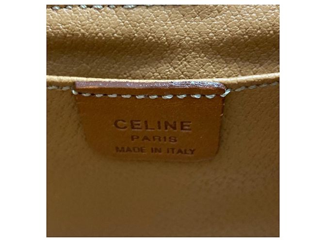 Céline Celine Leather Macadam Vanity Bag Braun - Ansicht 7