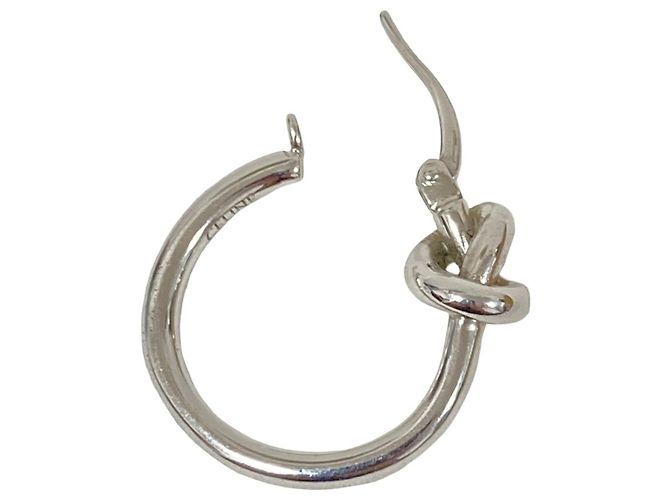 Céline Pendientes de botón Celine Silver Knot Plata - vista 3