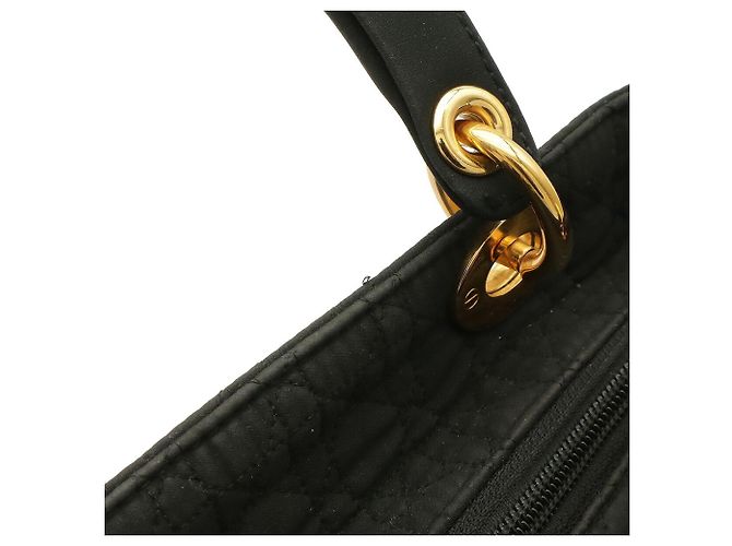 Christian Dior Lady Cannage Medium Handtasche Tote Bag Schwarz - Ansicht 5