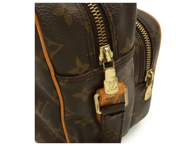 Borsa a tracolla LOUIS VUITTON Monogram Nile Marrone - vista 7