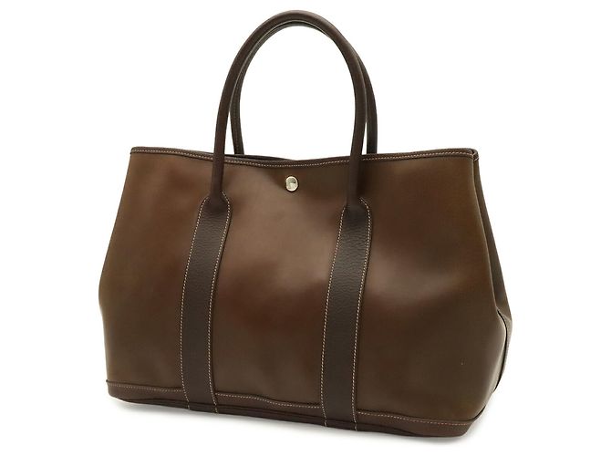 Hermès Borsa Tote HERMES Garden PM Cachi - vista 3