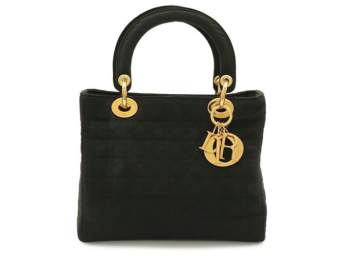 Borsa Christian Dior Lady Cannage Medium Nero - vista 2