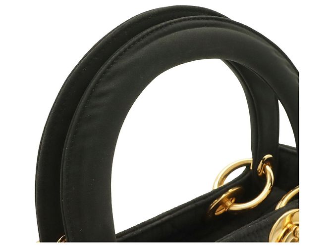 Borsa Christian Dior Lady Cannage Medium Nero - vista 5