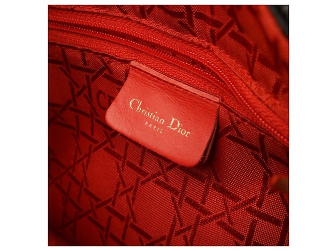 Borsa Christian Dior Lady Cannage Medium Nero - vista 8