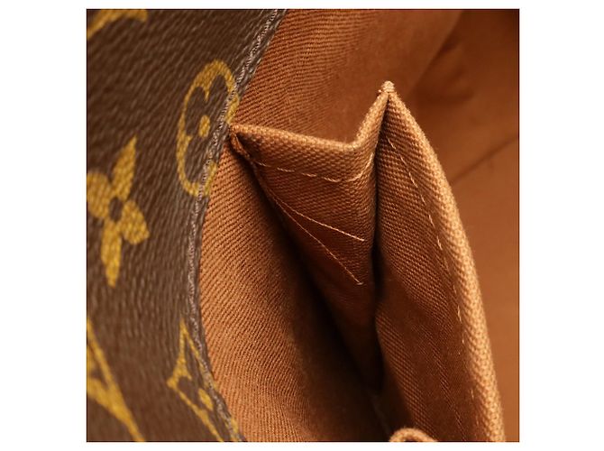 Borsa Cabas Alto Monogram Louis Vuitton Marrone - vista 8