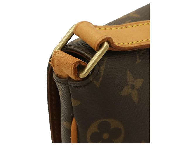 Borsa a tracolla Louis Vuitton Monogram Musette Tango Marrone - vista 6