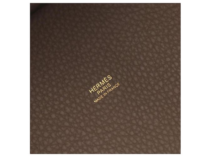 Hermès Borsa Hermes Picotin Lock PM Marrone - vista 4