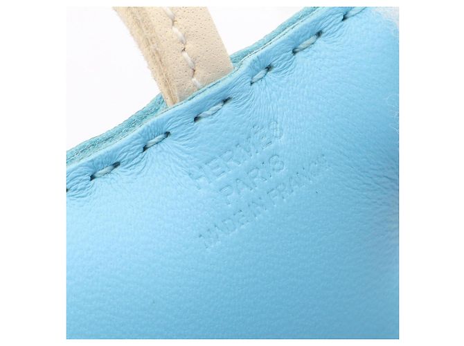 Hermès Hermes Buddy Charm Celeste Cle Accessory Bianco Blu - vista 3