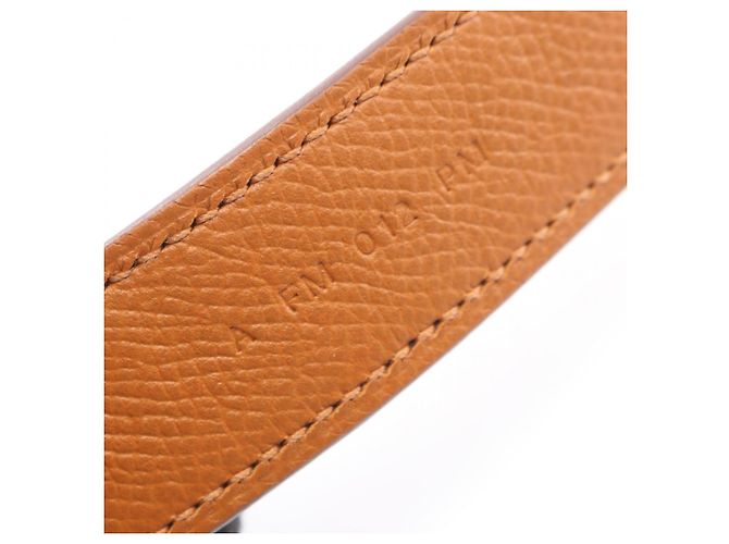 Hermès Hermes Bandoulière Tressage de Cuir Shoulder Strap Marron - vue 5