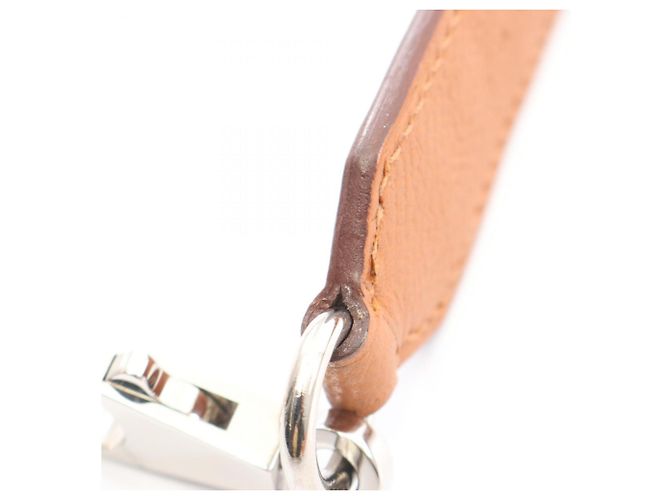 Hermès Hermes Bandoulière Tressage de Cuir Shoulder Strap Marron - vue 7