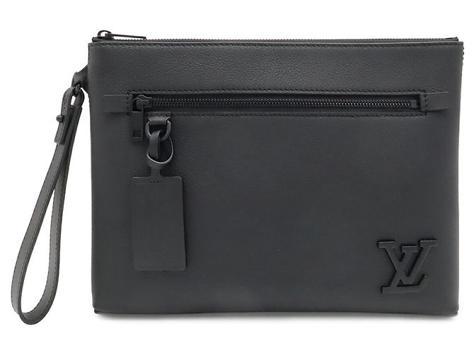 Bolso Louis Vuitton LV Aerogram Pochette en Noir Negro - vista 2
