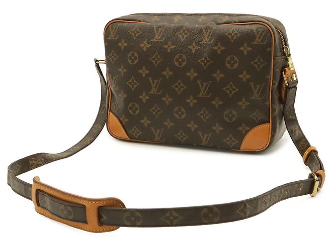 Borsa a tracolla Nile Monogram Louis Vuitton Marrone - vista 3