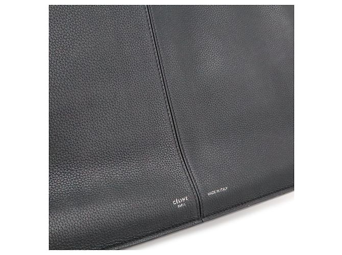 Céline Borsa Tote Medium Trifold Celine in pelle nera Nero - vista 10