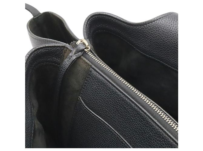 Céline Borsa Tote Medium Trifold Celine in pelle nera Nero - vista 6