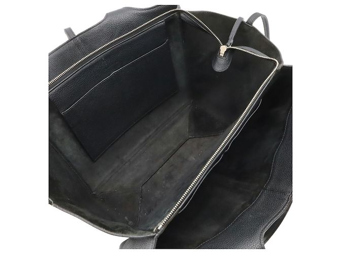 Céline Borsa Tote Medium Trifold Celine in pelle nera Nero - vista 7