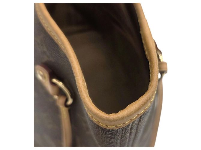 Louis Vuitton Monogram Neverfull MM Tote Bag Brown - view 11
