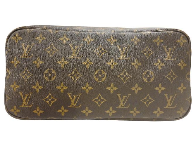 Louis Vuitton Monogram Neverfull MM Tote Bag Brown - view 5