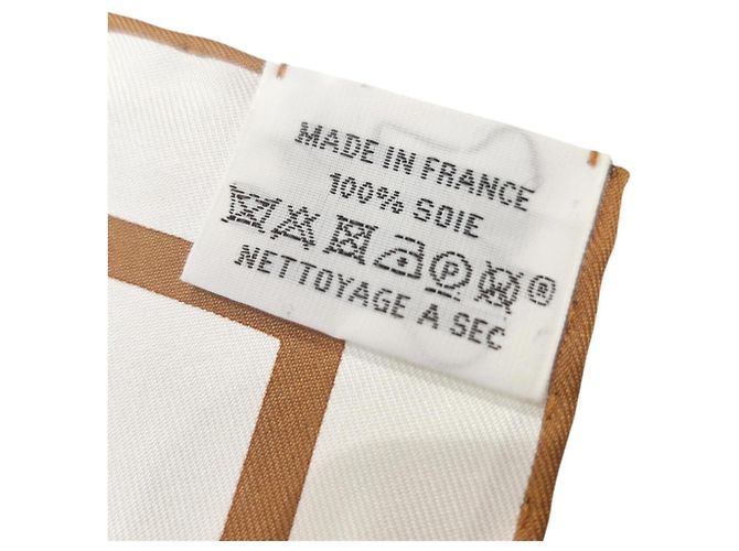Hermès HERMES Carre 140 Morning Walk Scarf Schwarz Weiß - Ansicht 12