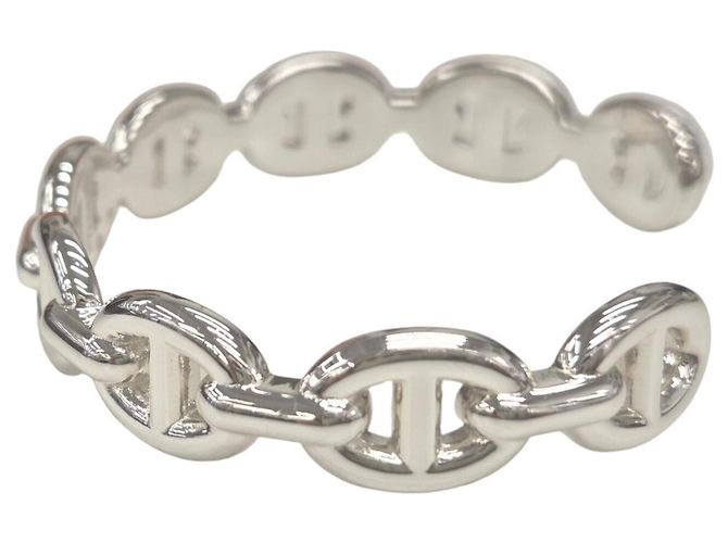 Hermès HERMES Chaine d'Ancre Enchainée Silver Bracelet Silber - Ansicht 4