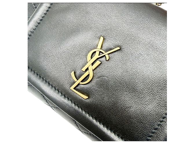 Borsa a tracolla Saint Laurent Nolita Mini in pelle di agnello nera Nero - vista 10