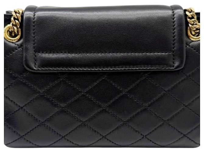 Borsa a tracolla Saint Laurent Nolita Mini in pelle di agnello nera Nero - vista 3