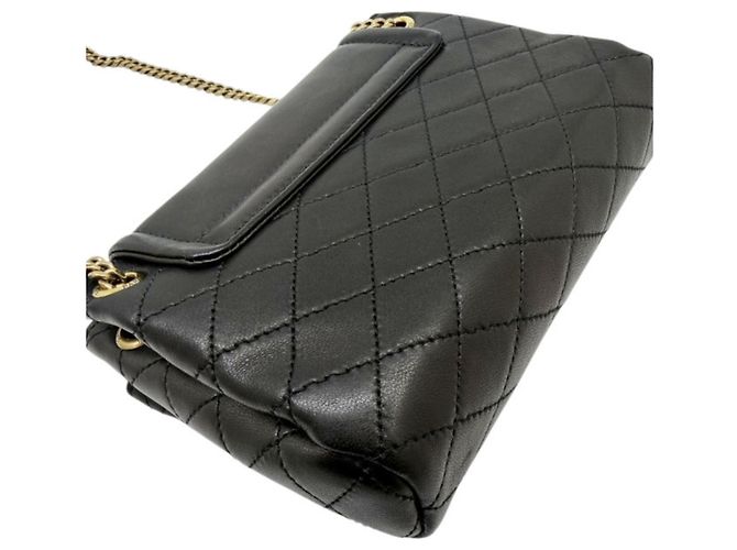 Borsa a tracolla Saint Laurent Nolita Mini in pelle di agnello nera Nero - vista 8