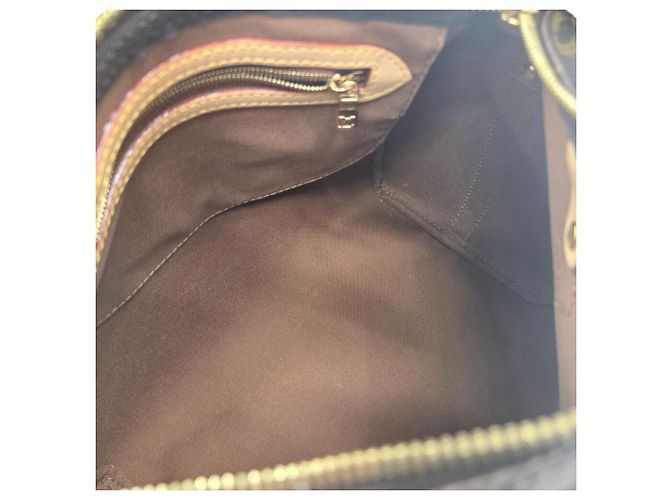 Louis Vuitton Speedy Bandoulière 25 Monogram Boston Bag Marrone - vista 11