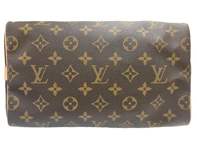 Louis Vuitton Speedy Bandoulière 25 Monogram Boston Bag Marrone - vista 5