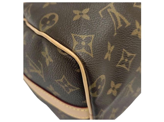 Louis Vuitton Speedy Bandoulière 25 Monogram Boston Bag Marrone - vista 8