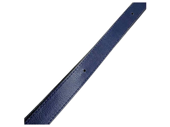 Borsa Puzzle Loewe in pelle blu navy - vista 14