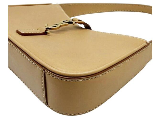 YVES SAINT LAURENT Borsa Mini Le Sancassette Beige - vista 5